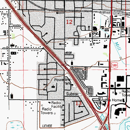 Topographic Map of The Church of Jesus Christ of Latter Day Saints, UT