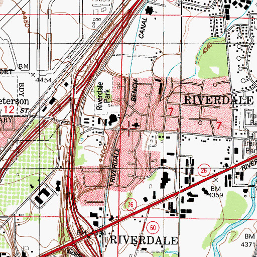 Topographic Map of The Church of Jesus Christ of Latter Day Saints, UT