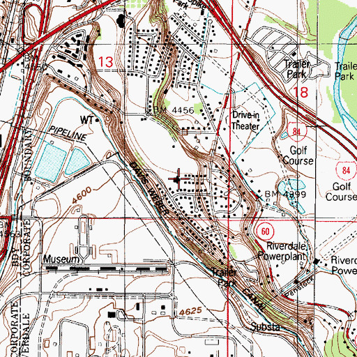 Topographic Map of The Church of Jesus Christ of Latter Day Saints, UT
