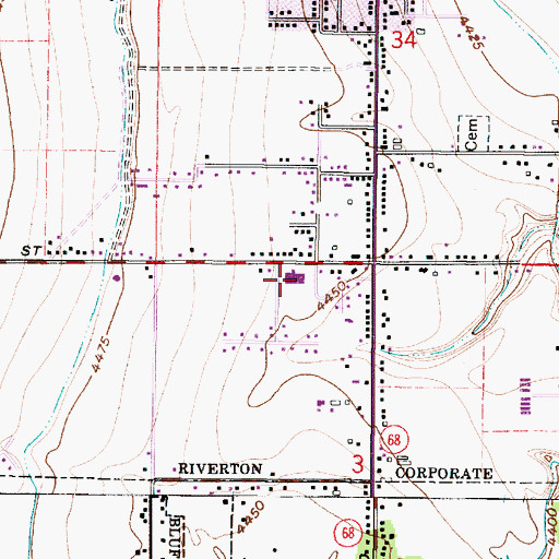 Topographic Map of The Church of Jesus Christ of Latter Day Saints, UT