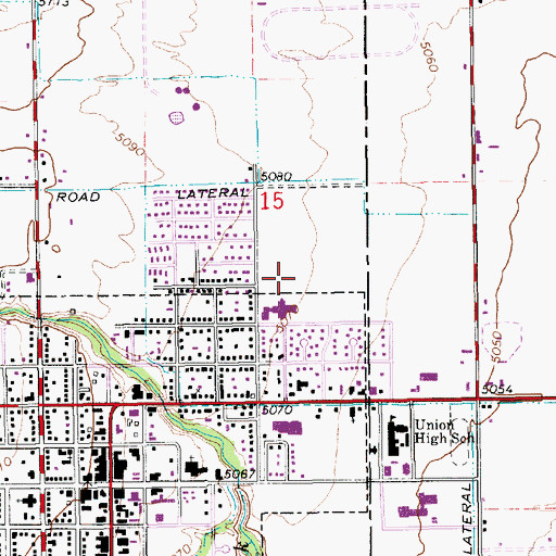 Topographic Map of The Church of Jesus Christ of Latter Day Saints, UT