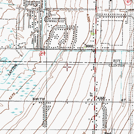 Topographic Map of The Church of Jesus Christ of Latter Day Saints, UT