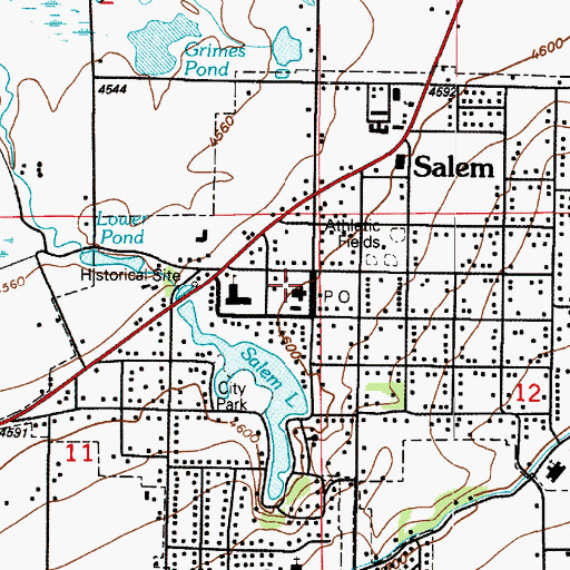 Topographic Map of The Church of Jesus Christ of Latter Day Saints, UT