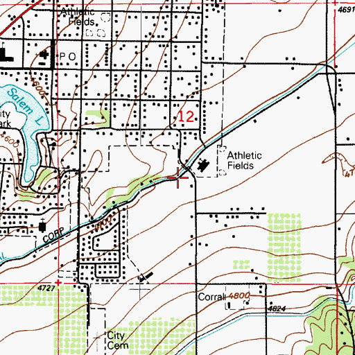 Topographic Map of The Church of Jesus Christ of Latter Day Saints, UT