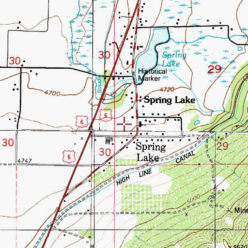 Topographic Map of The Church of Jesus Christ of Latter Day Saints, UT