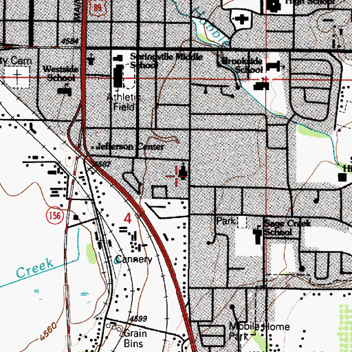 Topographic Map of The Church of Jesus Christ of Latter Day Saints, UT