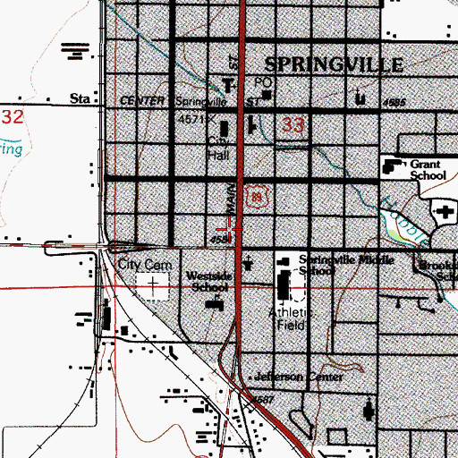 Topographic Map of The Church of Jesus Christ of Latter Day Saints, UT