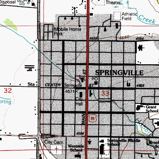 Topographic Map of The Church of Jesus Christ of Latter Day Saints, UT