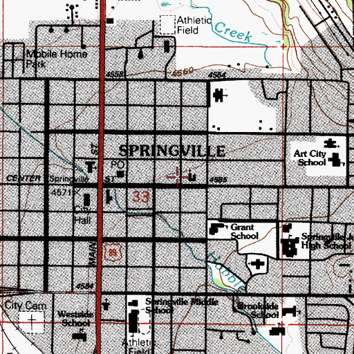 Topographic Map of The Church of Jesus Christ of Latter Day Saints, UT