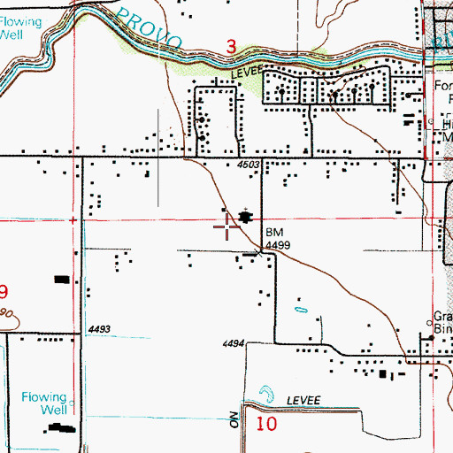 Topographic Map of The Church of Jesus Christ of Latter Day Saints, UT