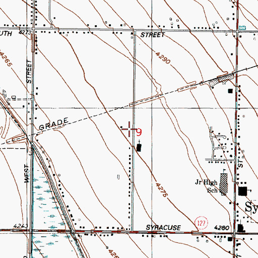 Topographic Map of The Church of Jesus Christ of Latter Day Saints, UT