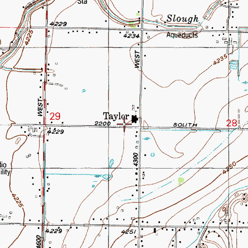 Topographic Map of The Church of Jesus Christ of Latter Day Saints, UT