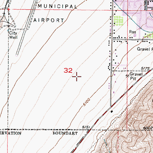 Topographic Map of The Church of Jesus Christ of Latter Day Saints, UT