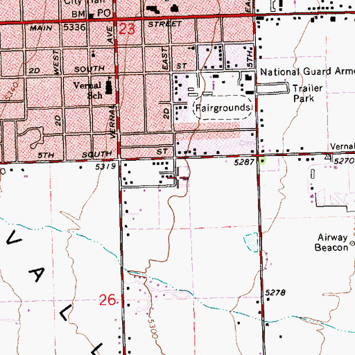Topographic Map of The Church of Jesus Christ of Latter Day Saints, UT