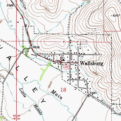 Topographic Map of The Church of Jesus Christ of Latter Day Saints, UT