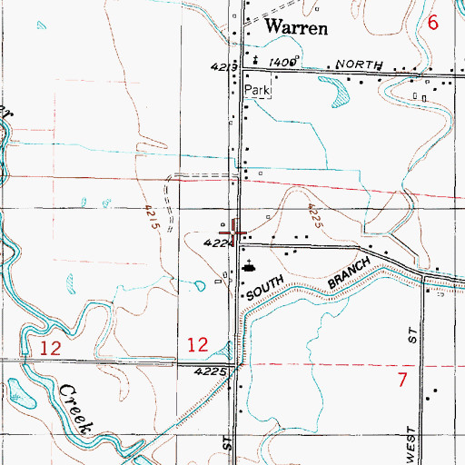 Topographic Map of The Church of Jesus Christ of Latter Day Saints, UT