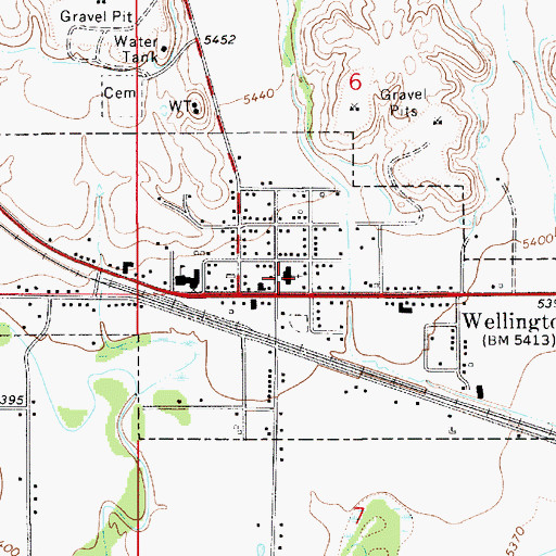 Topographic Map of The Church of Jesus Christ of Latter Day Saints, UT