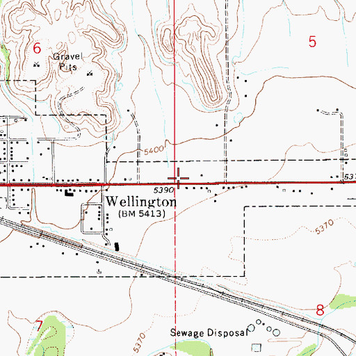 Topographic Map of The Church of Jesus Christ of Latter Day Saints, UT