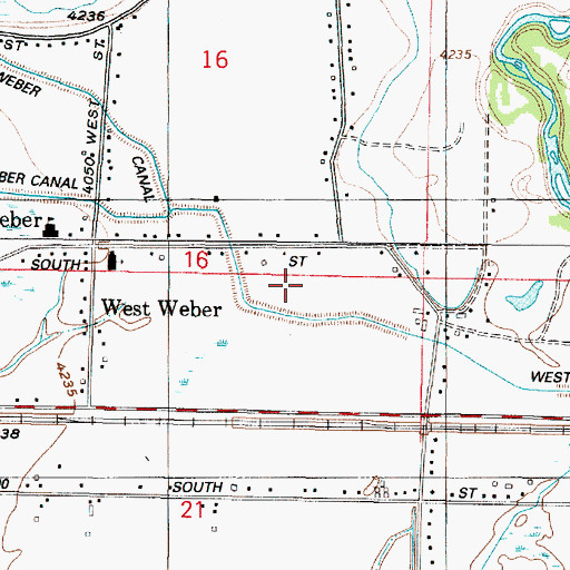 Topographic Map of The Church of Jesus Christ of Latter Day Saints, UT