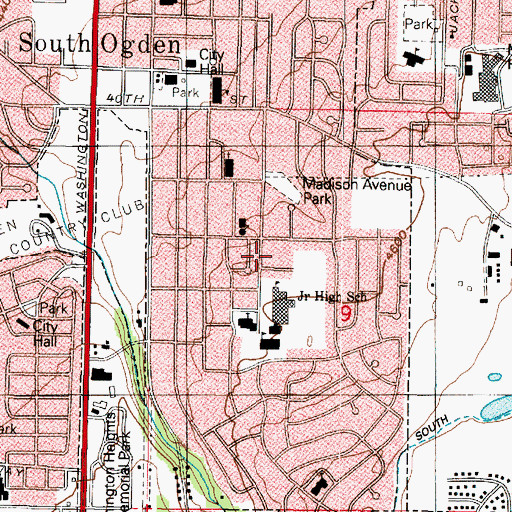 Topographic Map of Bonnie Lane Condominium, UT