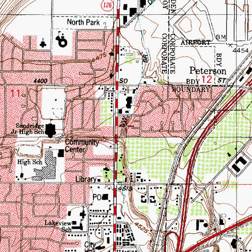Topographic Map of Herefordshire Condominium, UT