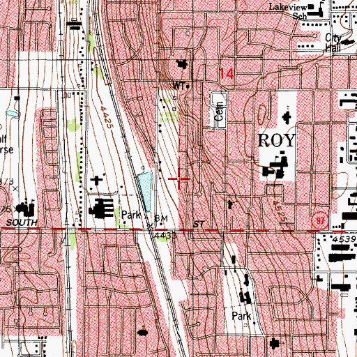 Topographic Map of Great Basin Addition, UT
