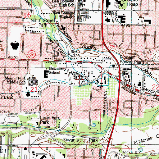 Topographic Map of Deerwalk Single Unit Condominium, UT