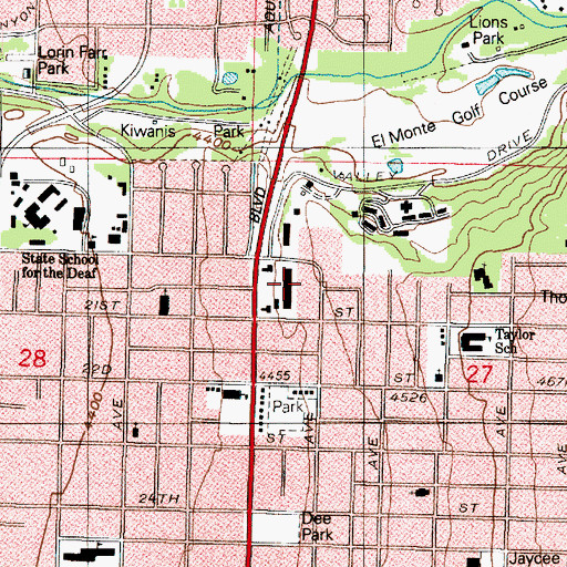 Topographic Map of Albertsons Center, UT