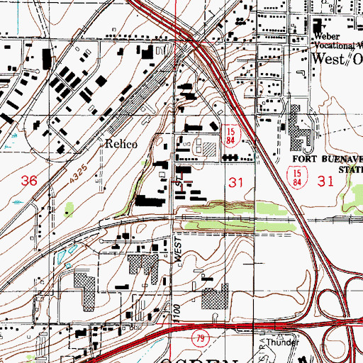 Topographic Map of Interwest Condominium Project Phase A, UT