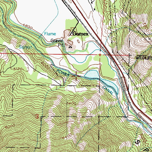 Topographic Map of Power Canal, UT