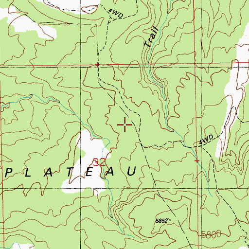 Topographic Map of Dome Plateau, UT