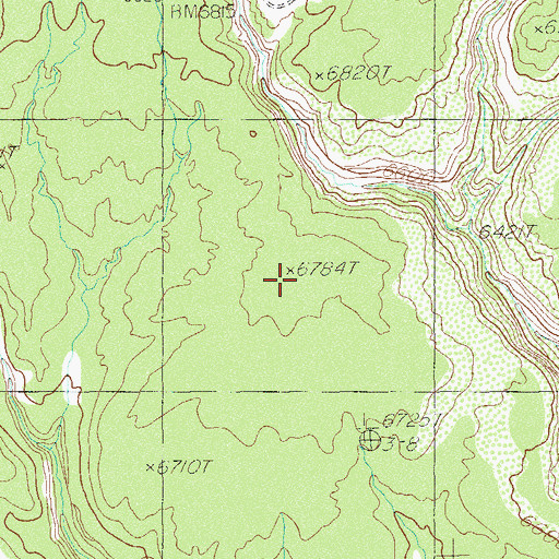 Topographic Map of Grand Gulch Plateau, UT