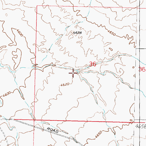 Topographic Map of Swasey Knolls Wash, UT