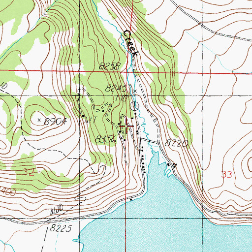 Topographic Map of Beaver Dam Lodge, UT