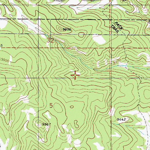 Topographic Map of Browns Dairy, UT
