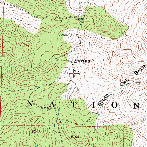 Topographic Map of Clinger Mine, UT