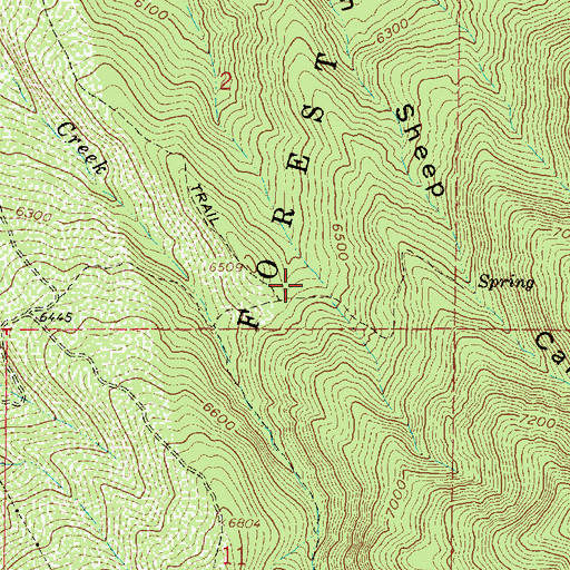 Topographic Map of Deer Pasture, UT