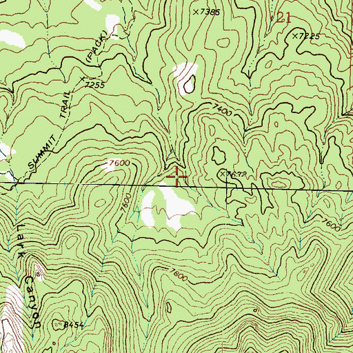 Topographic Map of Earl Spring, UT