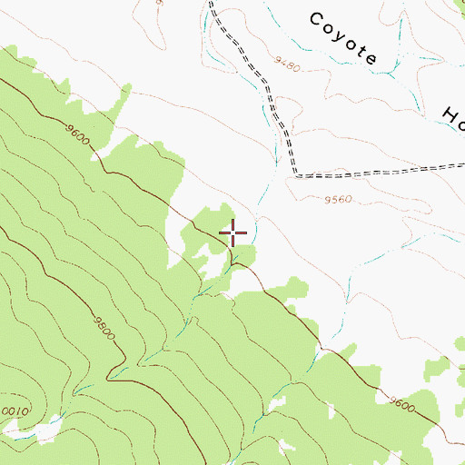 Topographic Map of Gibbons Springs, UT