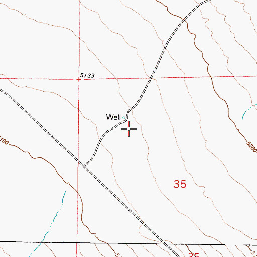 Topographic Map of Gillmore Well, UT