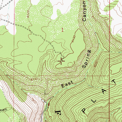 Topographic Map of Jack Adley Monument, UT