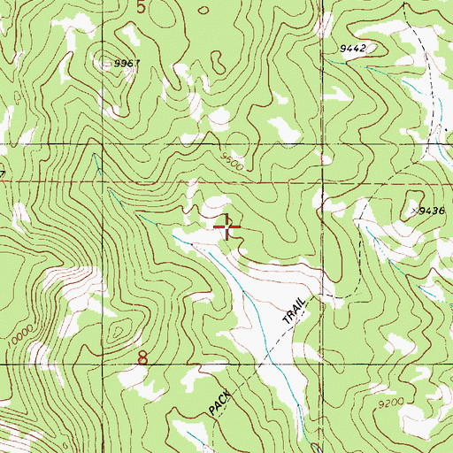 Topographic Map of Jass Dairy, UT