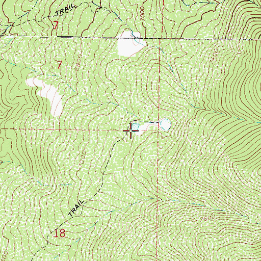 Topographic Map of The Lakes, UT