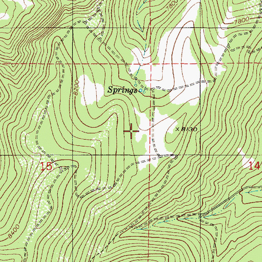 Topographic Map of Mud Flat, UT