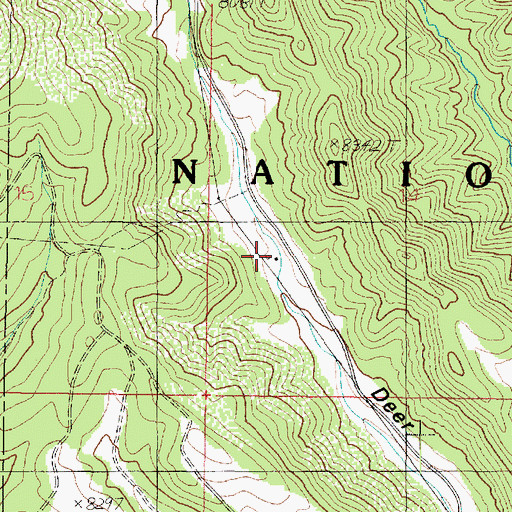 Topographic Map of Redview Forest Service Station, UT