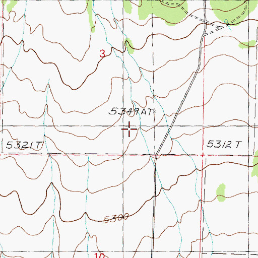 Topographic Map of Rosevere Canyon, UT