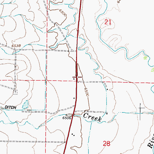 Topographic Map of Spry, UT
