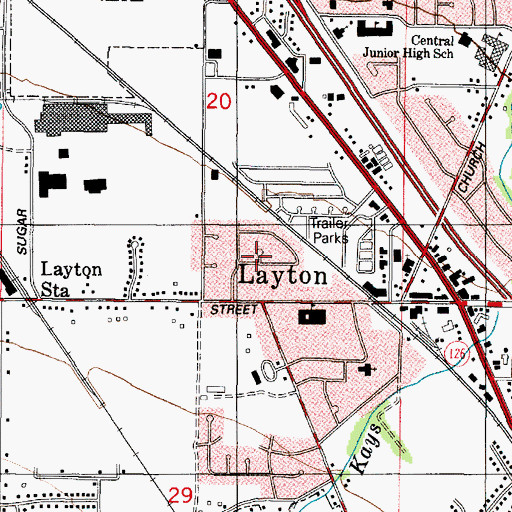 Topographic Map of Cook, UT