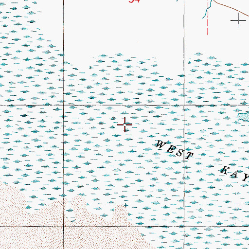 Topographic Map of Green Pastures, UT
