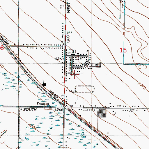Topographic Map of Sundial Park, UT
